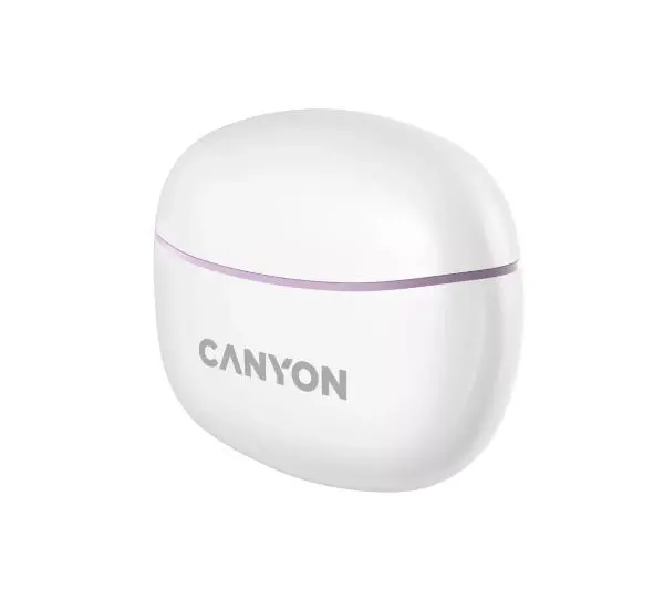 Canyon TWS-5 Dokanałowe Bluetooth 5.2 Fioletowy