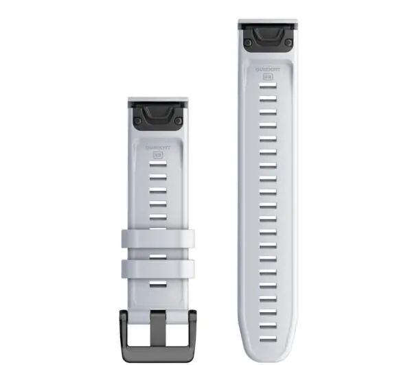 Garmin QuickFit 22 silikon Mleczny kwarc