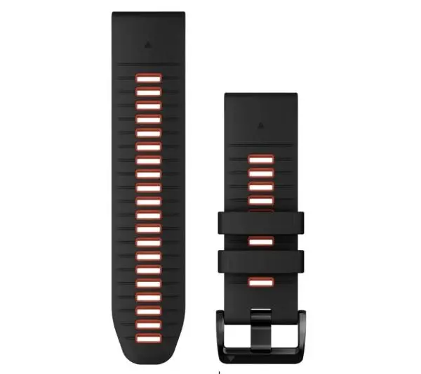 Garmin QuickFit 26 silikon Czarno-czerwony