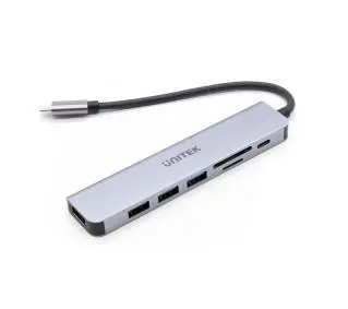 Unitek H1118A 7w1 Szary