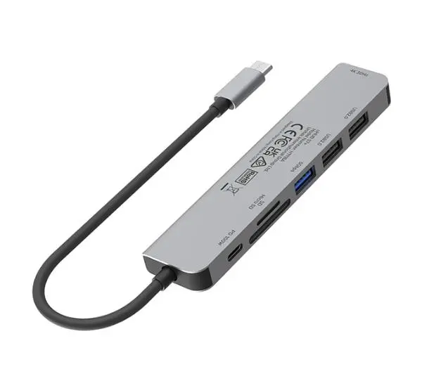 Unitek H1118A 7w1 Szary
