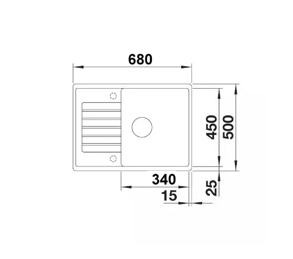 Blanco ZIA 45 S Compact 527380 Granitowy Szary - Kup na Raty - RRSO 0%