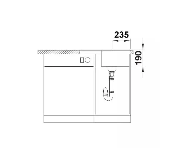 Blanco ZIA 45 S Compact 527380 Granitowy Szary - Kup na Raty - RRSO 0%