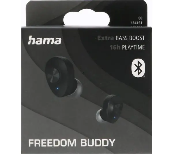Hama Freedom Buddy Dokanałowe Bluetooth 5.3 Czarny