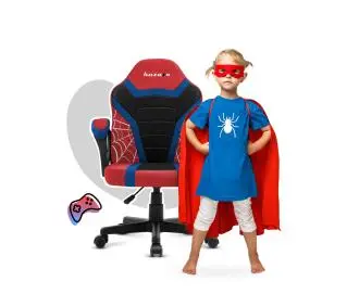 Huzaro Ranger 1.0 Mesh Dla dzieci do 130kg Tkanina Spider Czarno-czerwony - Kup na Raty - RRSO 0%