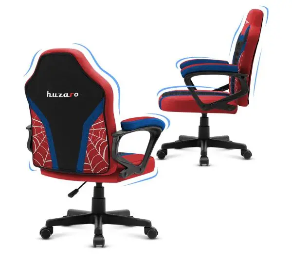 Huzaro Ranger 1.0 Mesh Dla dzieci do 130kg Tkanina Spider Czarno-czerwony - Kup na Raty - RRSO 0%