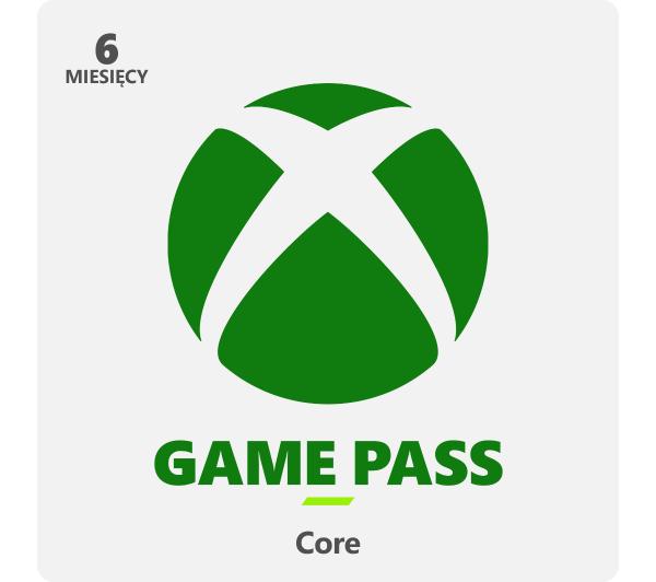 Фото - Аксесуар для приставки Microsoft Subskrypcja Xbox Game Pass Core 6 miesiecy  [kod aktywacyjny]