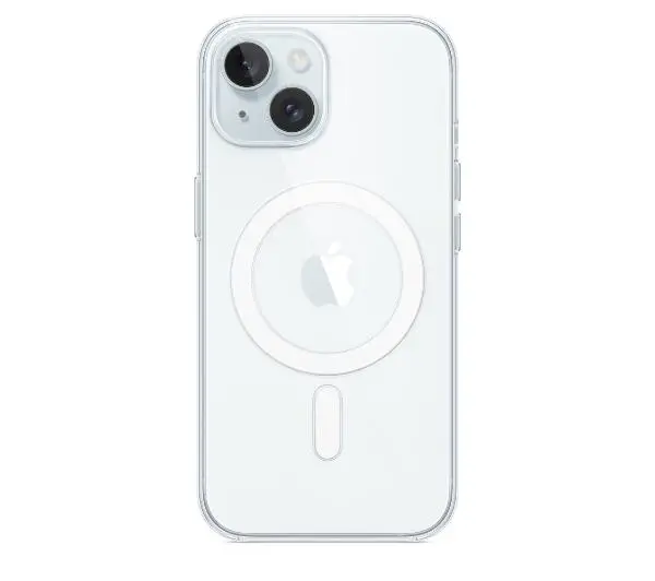 Apple z MagSafe do iPhone 15 Przeźroczysty
