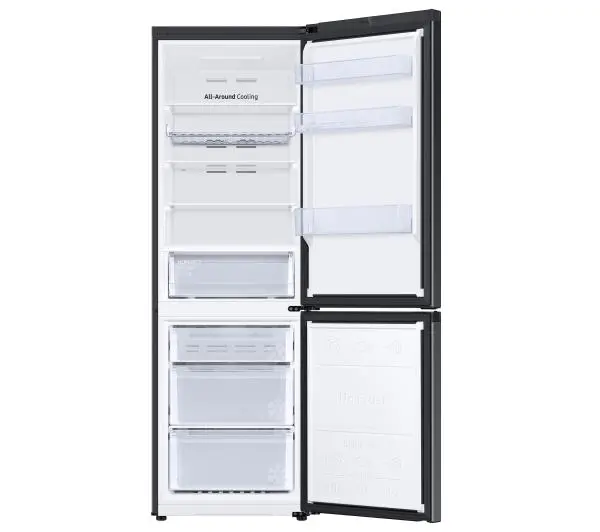 Samsung RB34C672DBN Funkcje AI Pełny No Frost 185,3cm Komora świeżości Zdalne sterowanie Czarny - ⚡ BESTSELLERY ⚡ - Kup na Raty - RRSO 0%