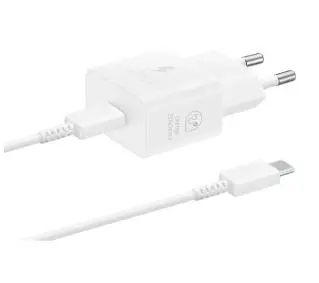 Samsung EP-T2510XW 25W Biały + kabel USB-C - ⚡ EURO HIT CENOWY! ⚡