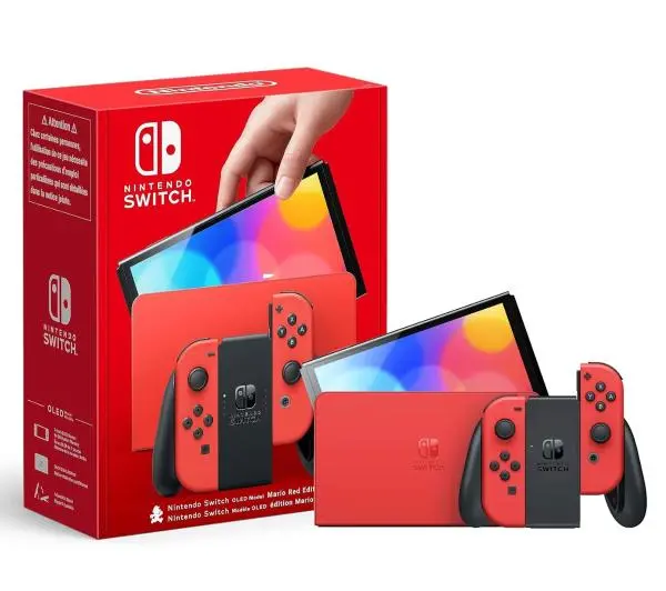 Nintendo Switch OLED Mario Red Edition Czerwony