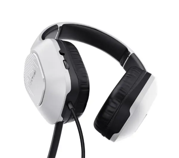 Trust GXT 415W Zirox Nauszne Biały