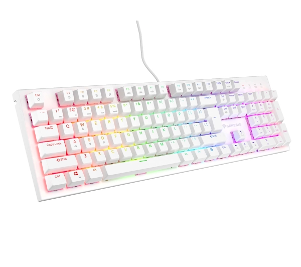 Genesis Thor 303 RGB Outemu Peach Silent Biały