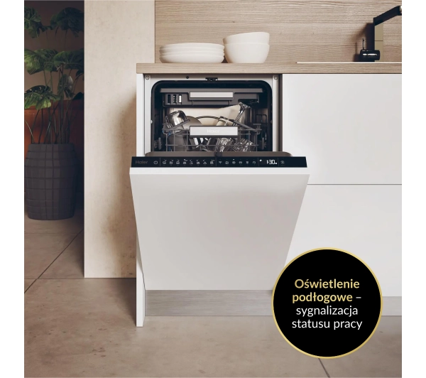 Haier I-Pro Shine Seria 4 XI1C3TB2FB 44,8cm Funkcje AI Automatyczne otwieranie drzwi Szuflada na sztućce  - Kup na Raty - RRSO 0%