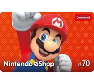 Doładowanie Nintendo eShop 70zł [bon agencyjny] Obecnie dostępne tylko w sklepach stacjonarnych RTV EURO AGDDostęp po opłaceniu zakupu