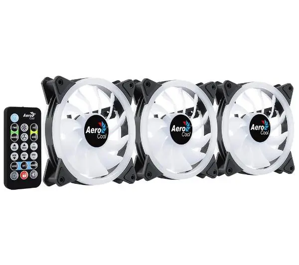 Aerocool Duo 12 ARGB Pro 120mm 3szt. Czarny