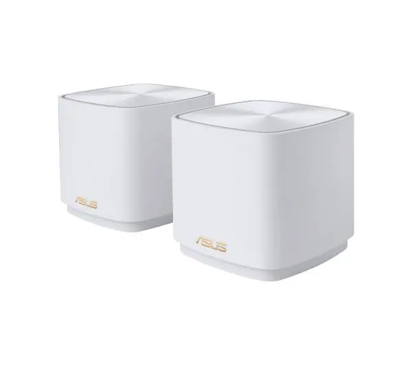 Router ASUS ZenWiFi AX Mini XD4 Plus 2.4 / 5 GHz (DualBand), Wi-Fi Mesh, Biały (2 szt.)