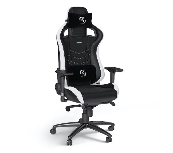 Noblechairs EPIC SK Gaming Edition Gamingowy do 120kg Skóra ECO Czarny - Kup na Raty - RRSO 0%