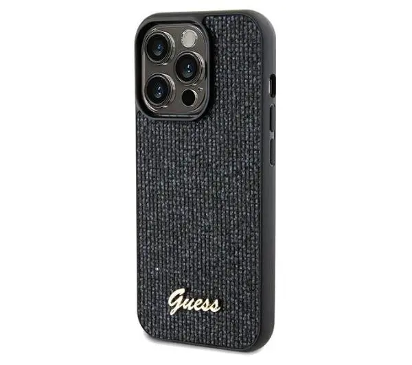 Guess Disco Metal Script GUHCP14XPMSDGSK do iPhone 14 Pro Max Czarny