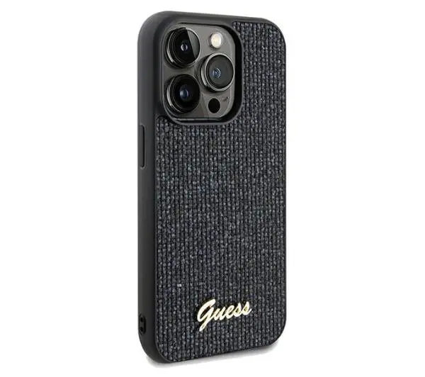 Guess Disco Metal Script GUHCP14XPMSDGSK do iPhone 14 Pro Max Czarny