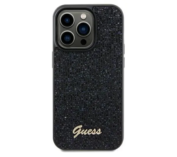 Guess Disco Metal Script GUHCP14XPMSDGSK do iPhone 14 Pro Max Czarny