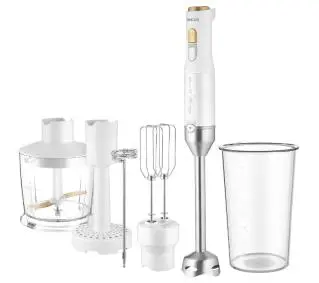 Sencor SHB 6441WH 1200W Rozdrabniacz Końcówka do ubijania Spieniacz do mleka