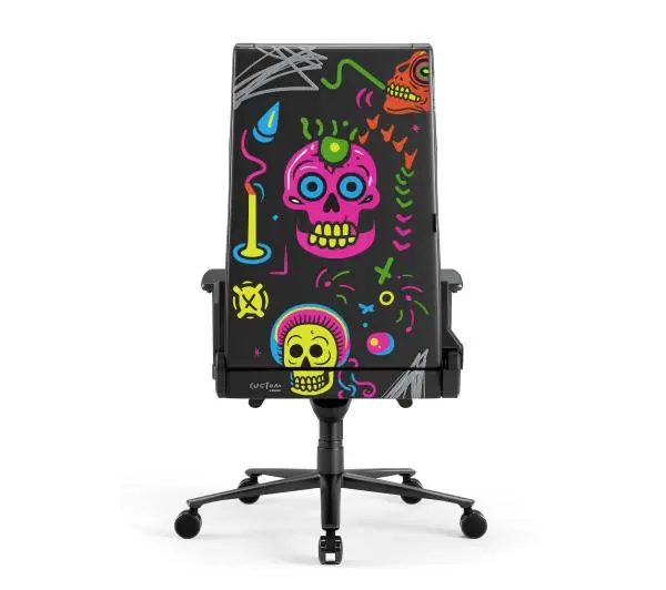 Diablo Chairs X-Custom Normal Size Gamingowy do 130kg Skóra ECO Czarny - Kup na Raty - RRSO 0%