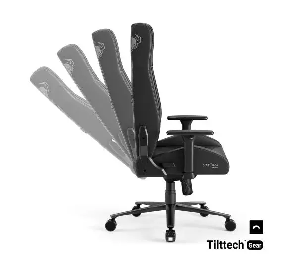 Diablo Chairs X-Custom Normal Size Gamingowy do 130kg Skóra ECO Czarny - Kup na Raty - RRSO 0%