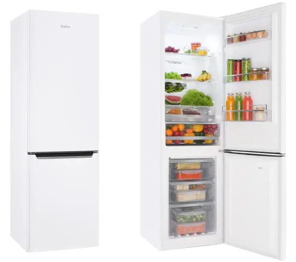 Amica FK299.2FTZ(E) Pełny No Frost 180cm Komora świeżości Biały - TRZECI -55%, ALBO 5-TY ZA 1ZŁ - Kup na Raty - RRSO 0%