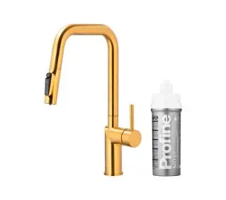 KFA Armatura Duero Pure Style Pull-Out 6623-314-31 Złoty Stal szlachetna - TRZECI -55%, ALBO 5-TY ZA 1ZŁ - Kup na Raty - RRSO 0%