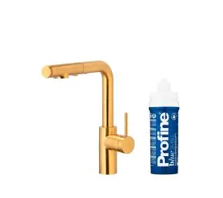 KFA Armatura Arura Duero Pure Basic Pull-Out 6623-113-31 Złoty Stal szlachetna - TRZECI -55%, ALBO 5-TY ZA 1ZŁ - Kup na Raty - RRSO 0%