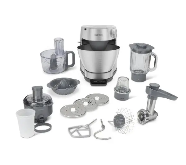 Roboty kuchenne - Kenwood Prospero+ KHC29A.X0SI 1000W Maszynka do mielenia Wyciskarka do cytrusów Rozdrabniacz Młynek Blender kielichowy