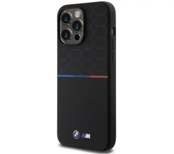 BMW Silicone Pattern MagSafe BMHMP15X22SMPK do iPhone 15 Pro Max Czarny
