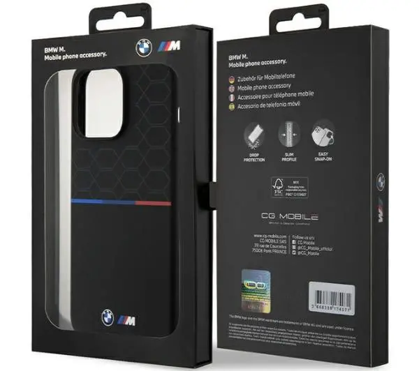 BMW Silicone Pattern MagSafe BMHMP15X22SMPK do iPhone 15 Pro Max Czarny
