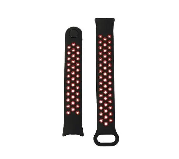 Beline do Mi Band 8 design Czarno-czerwony