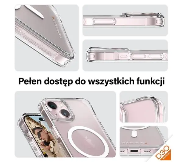 PanzerGlass HardCase do iPhone 15 przezroczysty