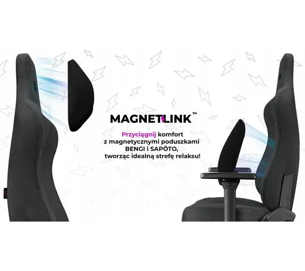 Yumisu 2053 Magnetic Materiał Biurowy do 150kg Tkanina Szaro-czarny - Kup na Raty - RRSO 0%