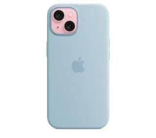 Apple Silicone Case do iPhone 15 Plus Niebieski