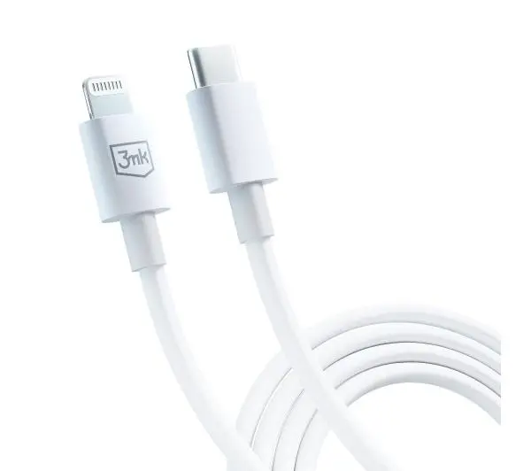 3mk Hyper USB-C do Lightning 20W 1,2m Biały