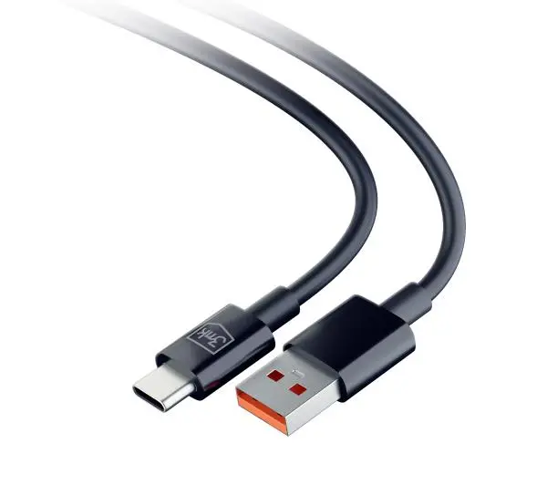 3mk Hyper USB-A do USB-C 1,2M 3A Czarny