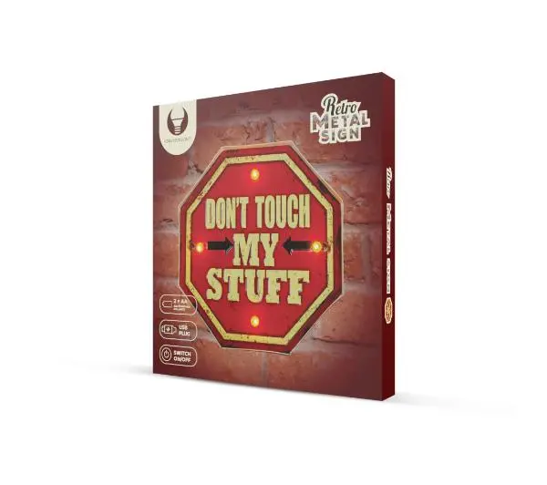 Forever Retro LED Don't Touch RTV100464