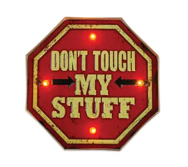 Forever Retro LED Don't Touch RTV100464