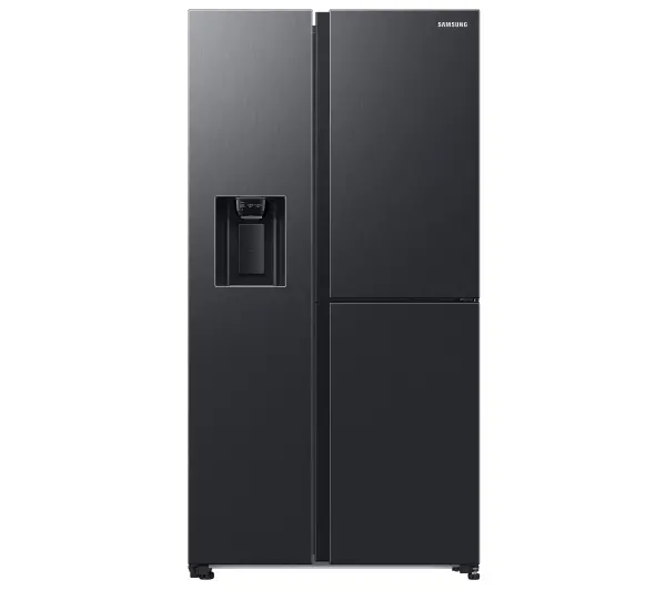 Lodówki - Samsung SBS RH68DG885DB1 Pełny No Frost 178cm Dystrybutor wody Kostkarka automatyczna Zdalne sterowanie Grafitowy