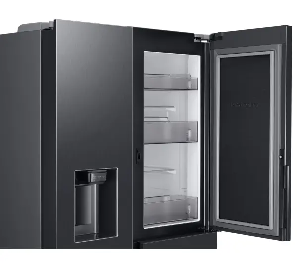 Samsung SBS RH68DG885DB1 Funkcje AI Pełny No Frost 178cm Dystrybutor wody Kostkarka automatyczna Zdalne sterowanie Grafitowy - Kup na Raty - RRSO 0%