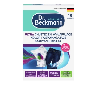 Dr. Beckmann wyłapujące kolor i wspomagające usuwanie brudu 10szt