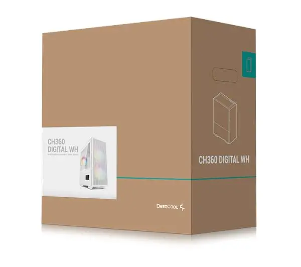 DeepCool CH360 Digital Biały - Kup na Raty - RRSO 0%