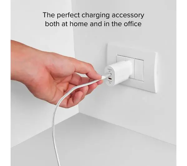 SBS Travel Charger 2xUSB-C PD 20W Biały - ⚡ BESTSELLERY ⚡