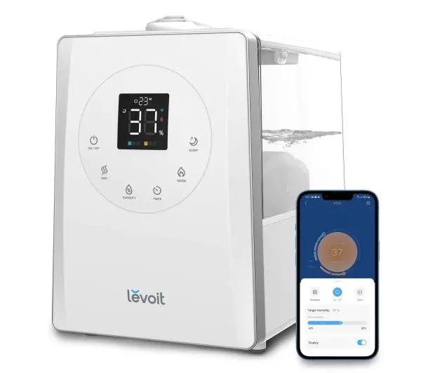 Nawilżacze powietrza - Levoit LV600S Higrostat 6l 70m2