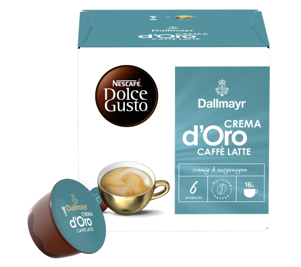 Nescafe Dolce Gusto Dallmayr Crema d'Oro Caffe Latte 16szt.