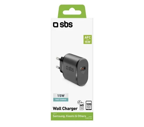 SBS 1xUSB-C 15W Czarny - ⚡ BESTSELLERY ⚡